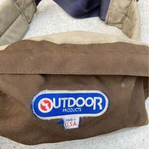 Outdoor Products Vintage Hip Waist Fanny Pack Multicolor USA Pocket DISTRESS